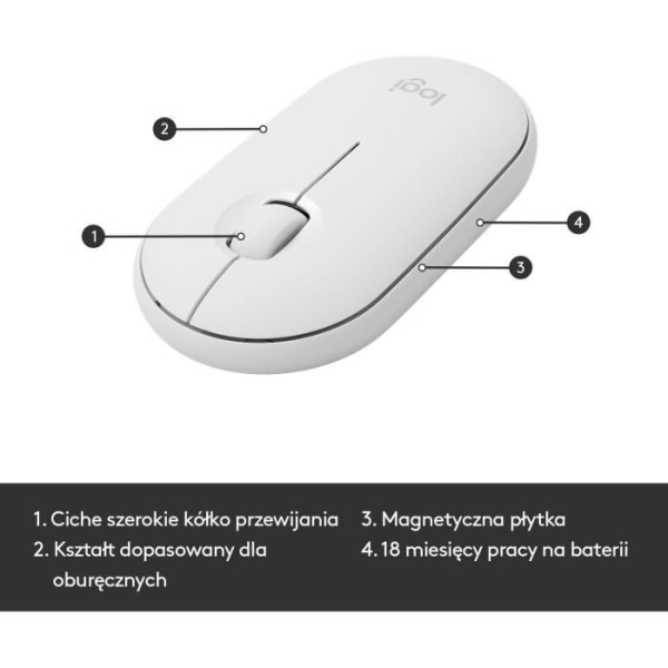 Tangentbord och mus Logitech Slim Wireless Mouse Combo MK470