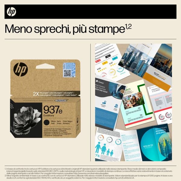 HP 937e Evomore 4S6W9NE svart