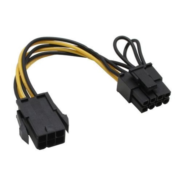 Intern elektrisk adapter - INLINE - 6 stift -> 8 stift - Tillbehör för dator