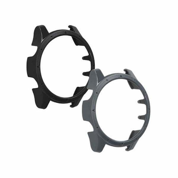 Kwmobile - 48987.01 - 2x skärmskydd kompatibel med Garmin Forerunner 935/945 - Fodral utan Fitness Tracker Svart grå