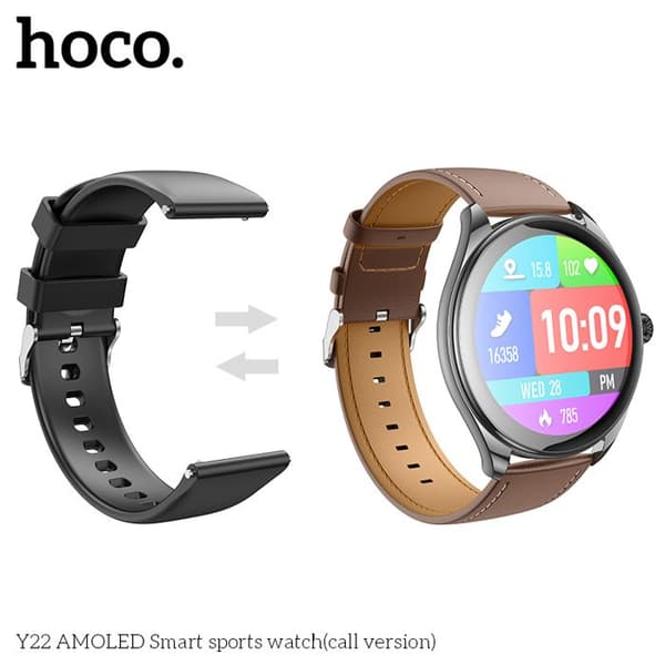 Smartklocka - HOCO - JL7012A6 - AMOLED 1,43" 466x466 - IP67 - Bluetooth 5.3