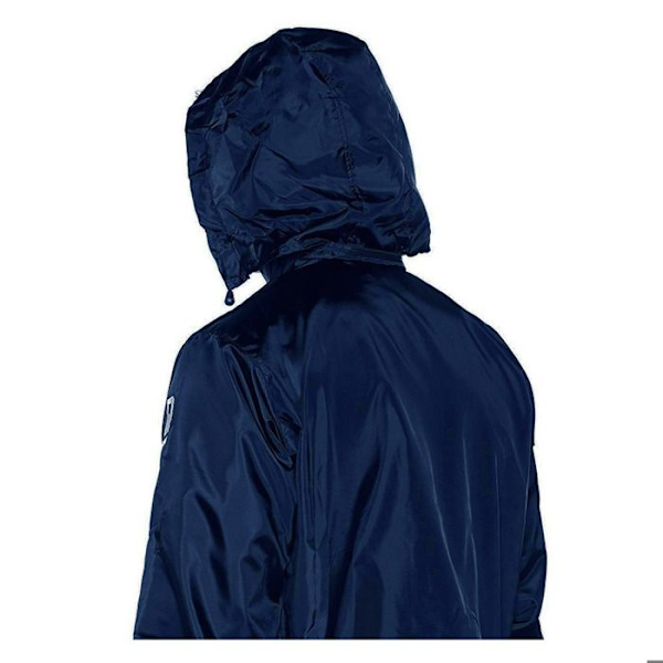 Vattentätt jacka - Givova - Nät - 100% Nylon - Polyesterfoder - Dold huva marinblå/kungsblå S