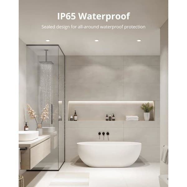 Spot LED infälld - GR4TEC - Paket med 10 - 5W - 400 lm - IP65 Neutral vit