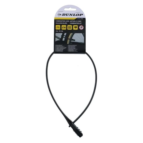 Dunlop Cykellås 53 cm Svart