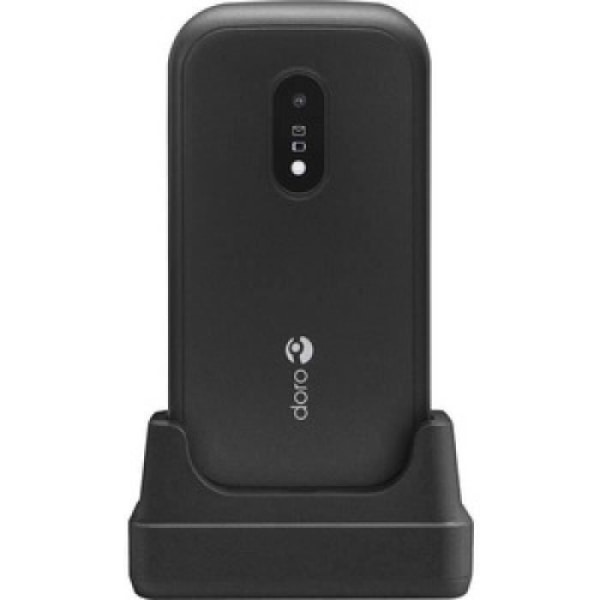 DORO 6040 Mobiltelefon - Dual SIM - GSM - 320 x 240 pixlar - 2 MP - Svart