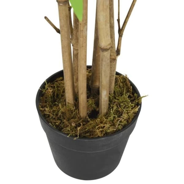 vidaXL konstgjord bambu 552 blad 120 cm Grön 358968