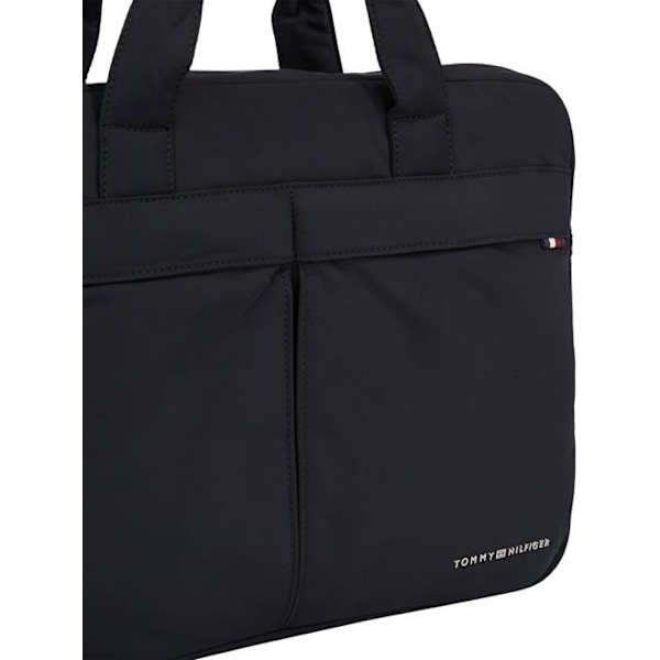 Tommy Hilfiger - AM0AM12215 - Datorväska för Herr Signature Computer Bag Vattentålig, Svart, One Size