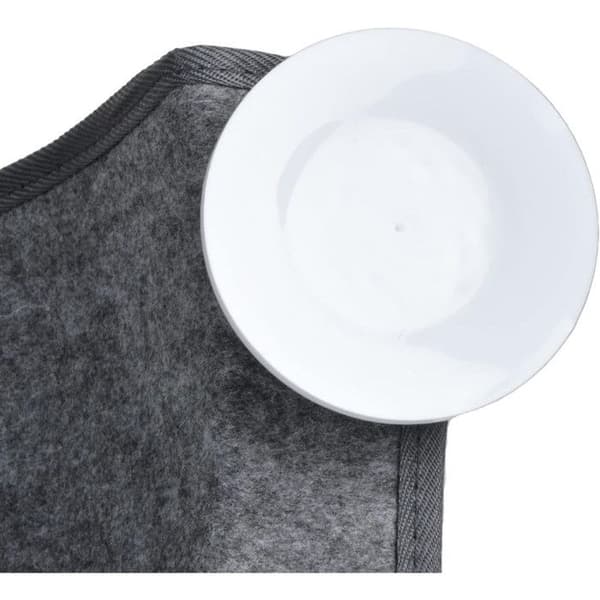 Fönsterhängmatta för Katt "Filt" 67cm Grå Grå