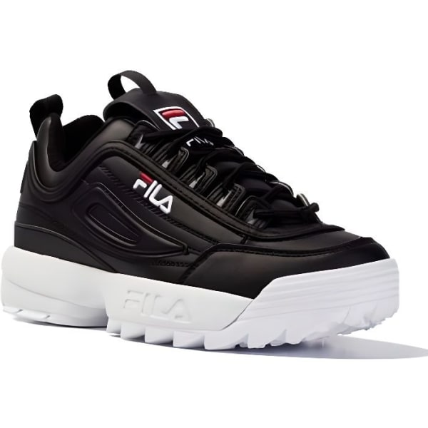 FILA DISRUPTOR 90-tal låga sneakers - Svarta - Syntetisk ovandel - Snören Svart 38