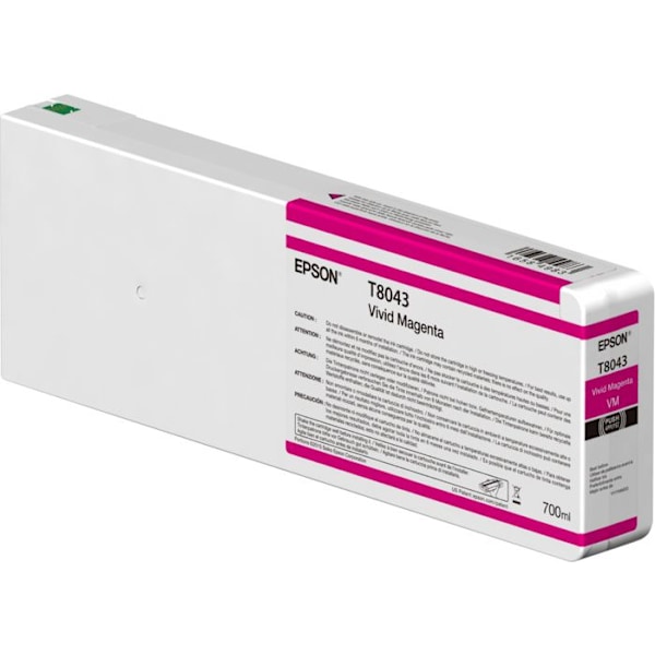 Epson UltraChrome HDX/HD T804300 bläckpatron - Bright Magenta - 700 ml
