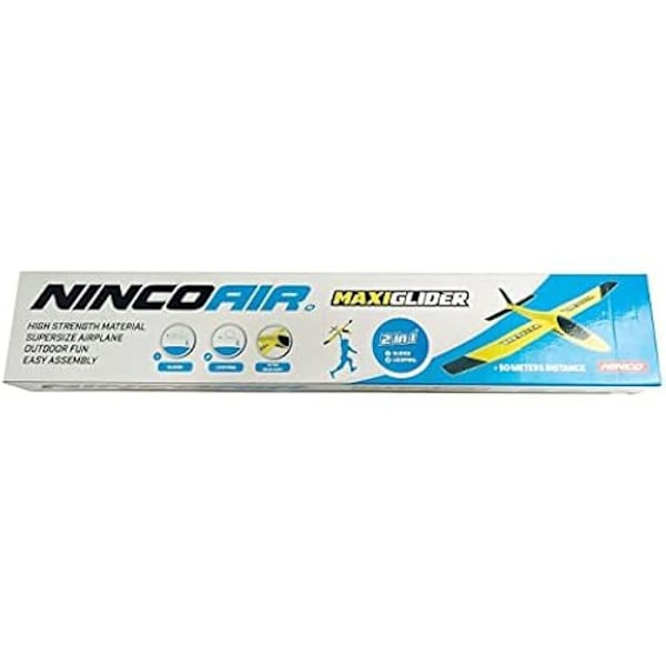 Avion Planetar - NINCO - Maxi Glider - Plast EPP - 85 cm - För Barn från 3 År Citronträd