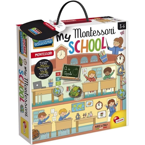 LISCIANI GIOCHI Montessori Min Montessoriskola Flerfärgad