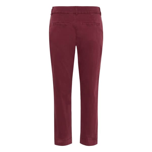 Kvinnors chinos KAFFE Mette Windsor vin 42