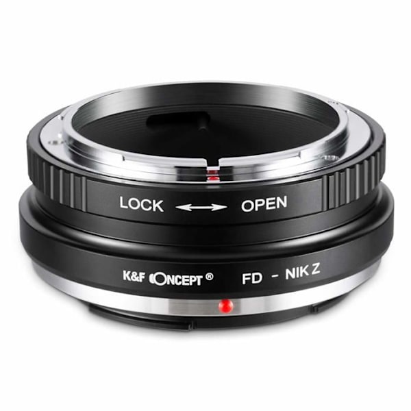 K-f koncept - 11EU-KF06.366 - Bague Anpassning Objektiv för Montera Canon FD Objektiv till Nikon Z Kamerahus (FD-Nikon Z)