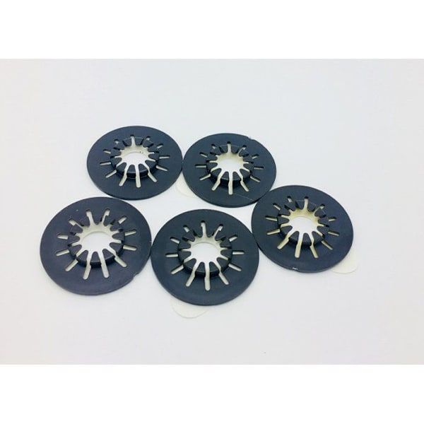 Dragontrading - DT-BCDH - 100 Svart självhäftande Spider Hubs CD/DVD (Rosetter) - av Dragon Trading