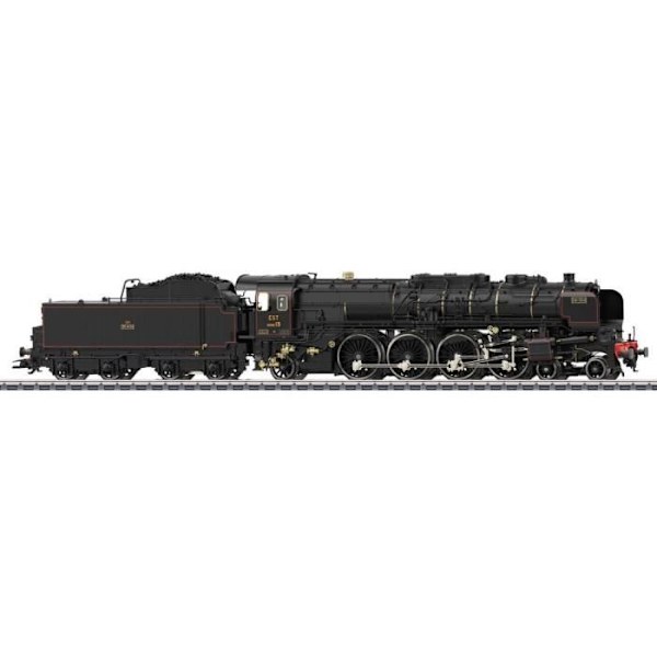 Eltåg - MÄRKLIN - Modell 39244 - Vit - Röd och svart - Inredning röd och svart