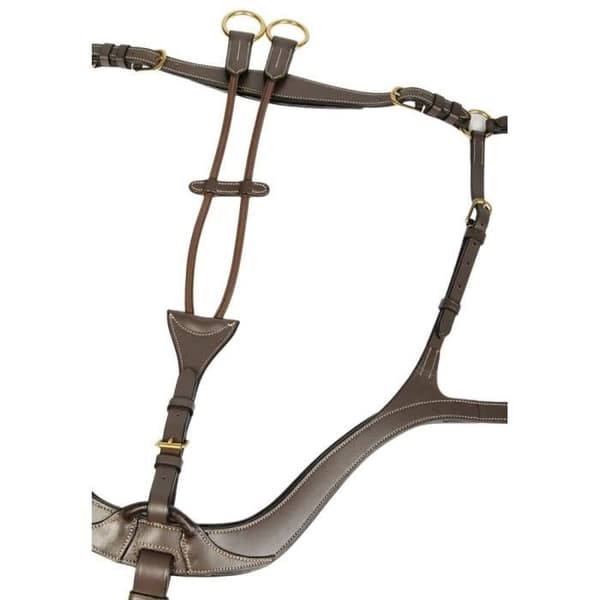 Harry's Horse Deluxe Front Sele - bruin - Cob