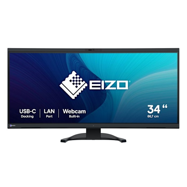 LED-skärm - EIZO - FlexScan EV3450XC-BK - 34,1 tum - 3440 x 1440 - 21:9