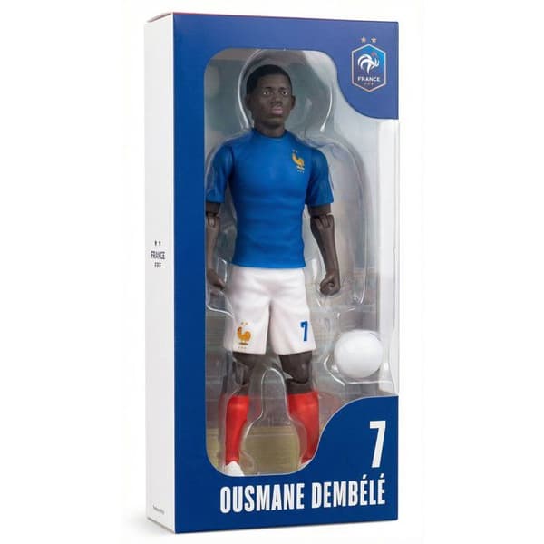 Rörlig figur - Frankrikes lag - MEGABLEU - Dembélé nummer 7 - 20 cm