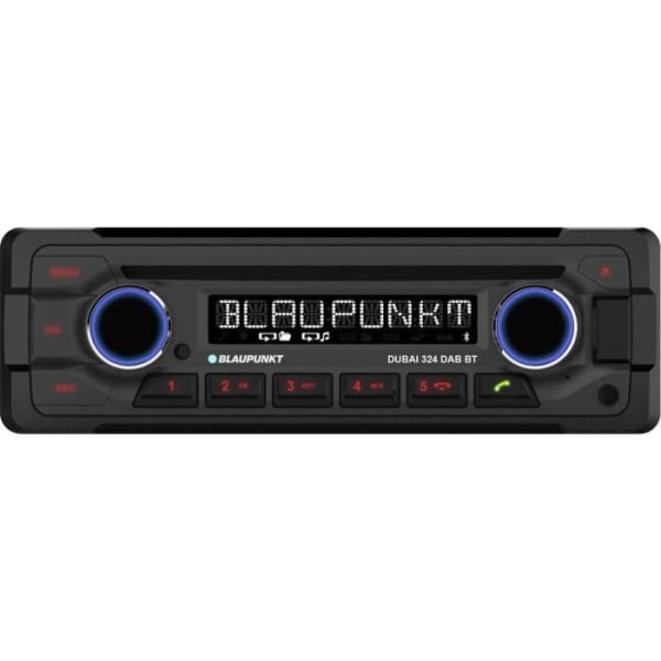Blaupunkt DUBAI-324 DABBT DAB + tuner bilradio, bluetooth handsfree-kit, port för rattkontroll