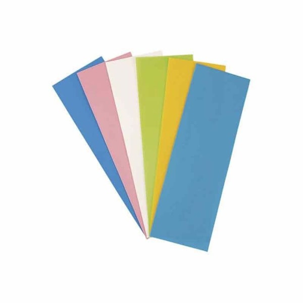 Vaxark 6 pastellfärger 20 x 6,5 cm Flerfärgad