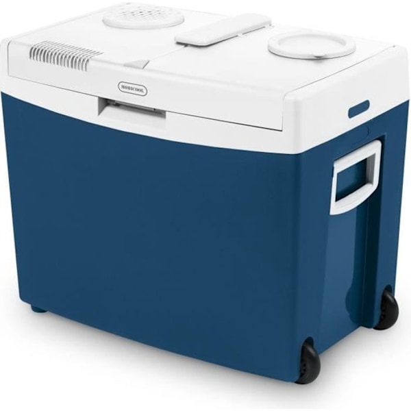 MOBICOOL MT 35 W termoelektrisk kylare - 33 L - Kyla/värme - 2 hjul Blå och vit