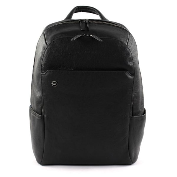 Ryggsäck - PIQUADRO - Black Square - Läder - Svart - 40x29x12 cm - Unisex svart