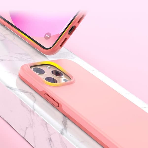 Mobilskal - Choetech - iPhone 13 Pro - Stötsäker - Made For MagSafe - Rosa Ros