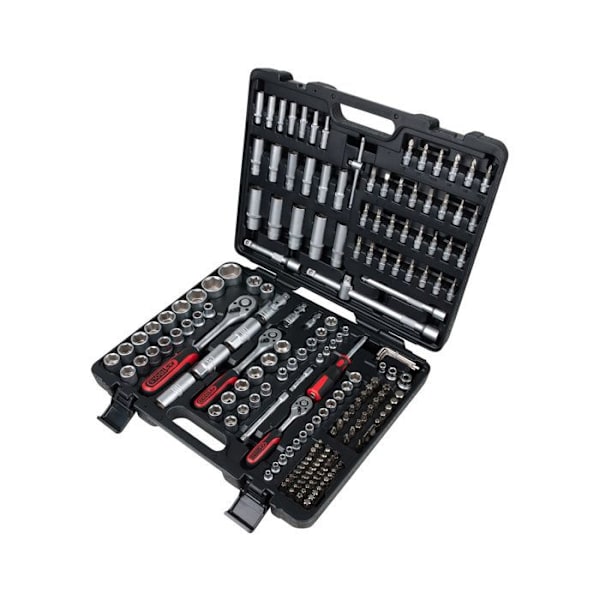 KS Tools Sockel och bitssats 195st 1/4" + 3/8" + 1/2" 917.0795
