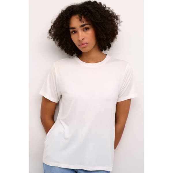 T-shirt dam KAFFE Frida krita jag