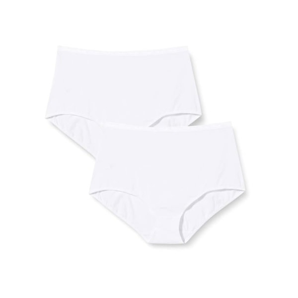 Trosor - Playtex trosor - 0AZL - Ultrabekväma Maxi Ekologisk bomull Damtrosor x2 Vit M/L