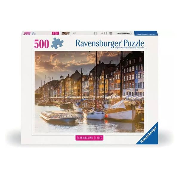 500p pussel Solnedgång i Köpenhamn