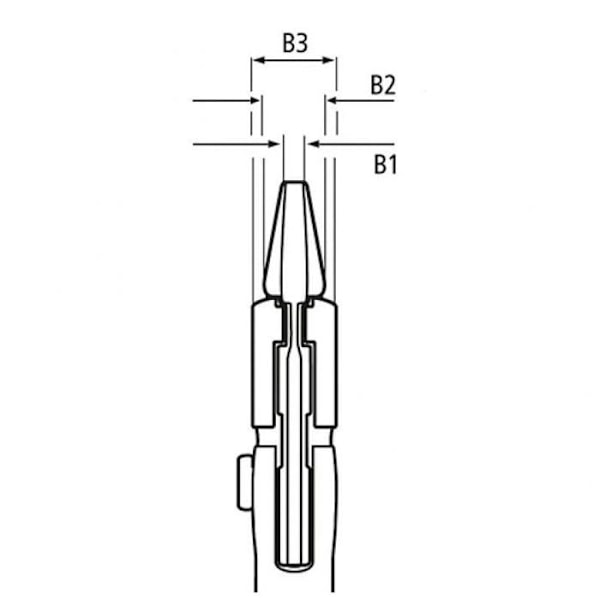 XL multigrip skiftnyckel - KNIPEX - 86.03.400 - Krom-vanadinstål - Längd 400 mm Grå
