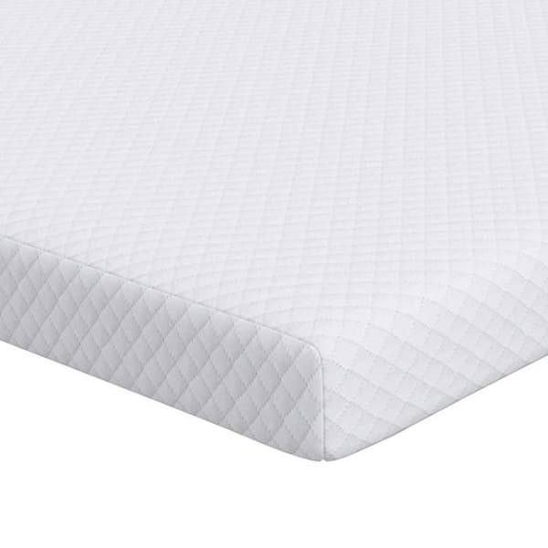 Madrasskydd - VIDAXL - 140 x 190 cm - Dubbel lager - Jacquardpolyester - Vit