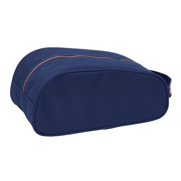 Multifunktionell skoväska - safta - Oval - 34x18x15 cm - Hållbar polyester - Marinfärgad marinblå