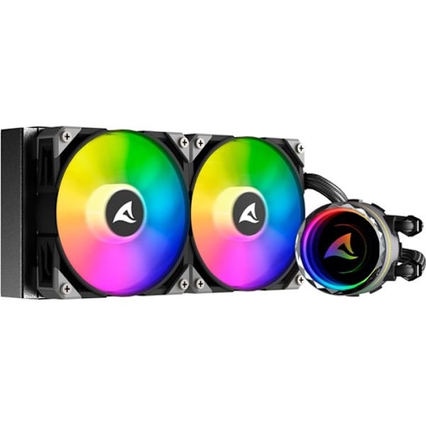 Vattenkylning SHARKOON S80 RGB AIO - Märke SHARKOON Svart