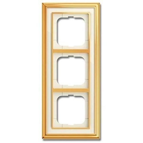 TRIPLE RAM EFTERBEHANDLING 1723-838 I POLERAD MÄSSING IVORY WHITE BU