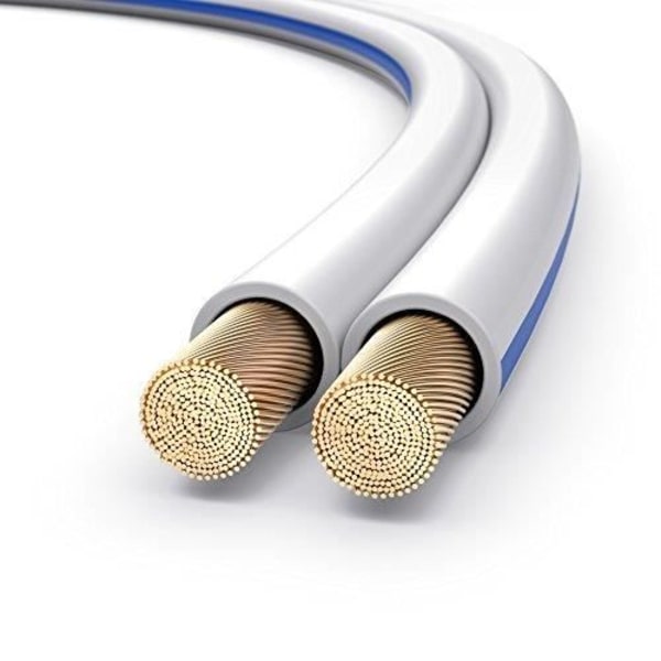 PureLink SP021-100 högtalarkabel 2 x 4,0 mm² (99,9 % OFC solid koppar 0,10 mm) Hifi-högtalarkabel, 100 m, b SP021-10