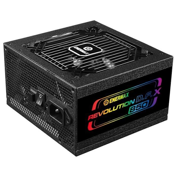 ENERMAX Revolution D.F.X 850W strömförsörjning - 100 % modulär RGB - 80PLUS Gold