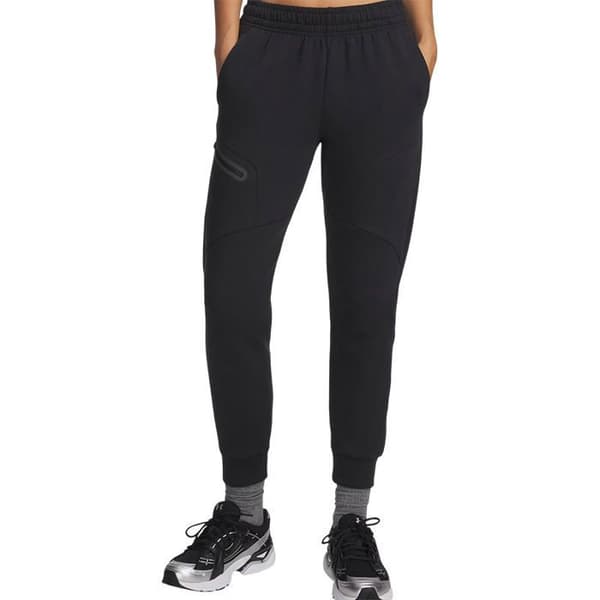 Under Armour UNSTOPPABLE FLC JOGGER Dambyxor Svart S