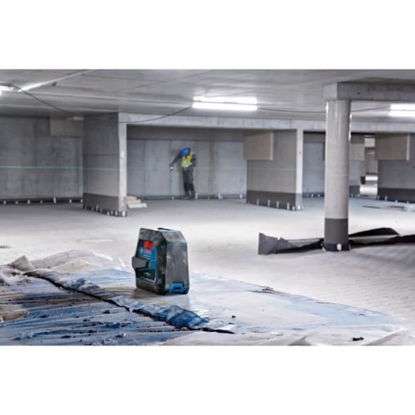 Laser - BOSCH - GCL 2-50 G - 2 punkter och 2 linjer - IP 64 - Räckvidd 10 m
