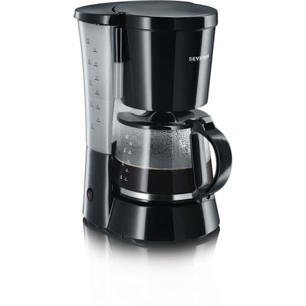 SEVERIN KA4479 filterkaffebryggare - Svart - 800 W - 1,4 L - Upp till 10 koppar Svart
