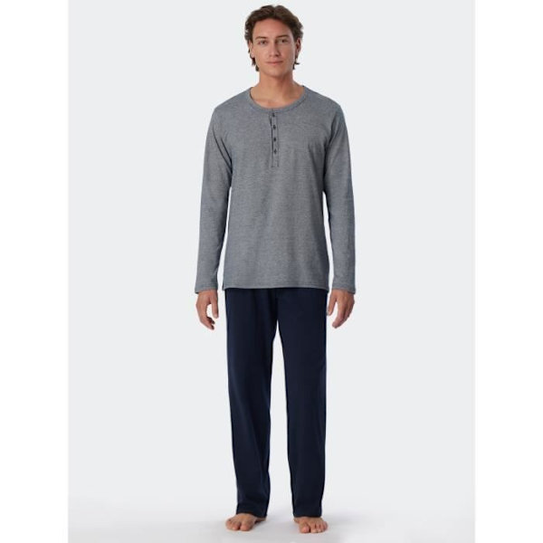 SCHIESSER Lång pyjamas Blå 64