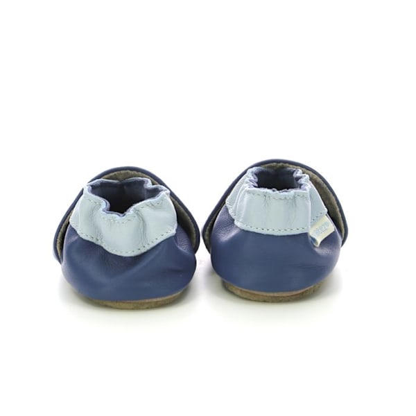 Chaussons - ROBEEZ - Dino Time - Läder - Foder i vegetabiliskt garvat läder - Optimal komfort Blå 19