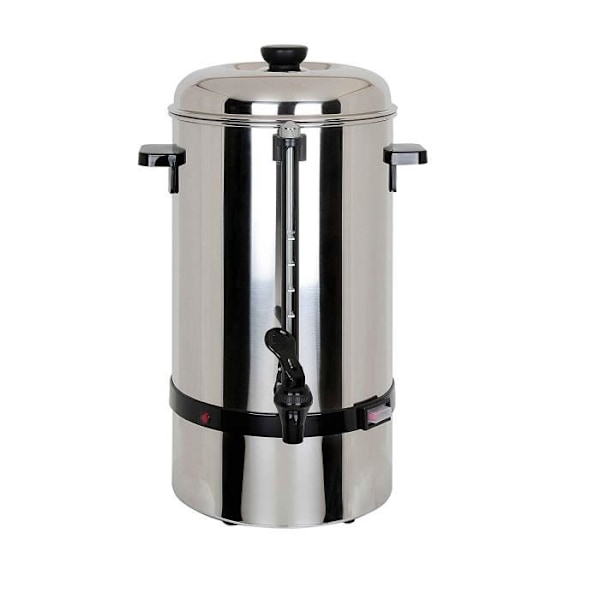 Perkolator 6,5 liter - Saro - Inox - Droppfri kran - Nivåindikator - 40 koppar