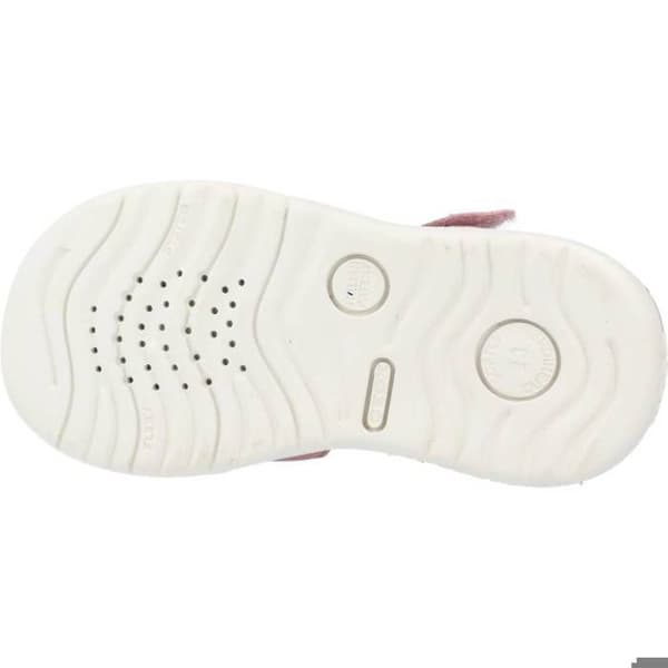 Geox Macchia Platta Sandaler i Läder - Rosa Ros 25