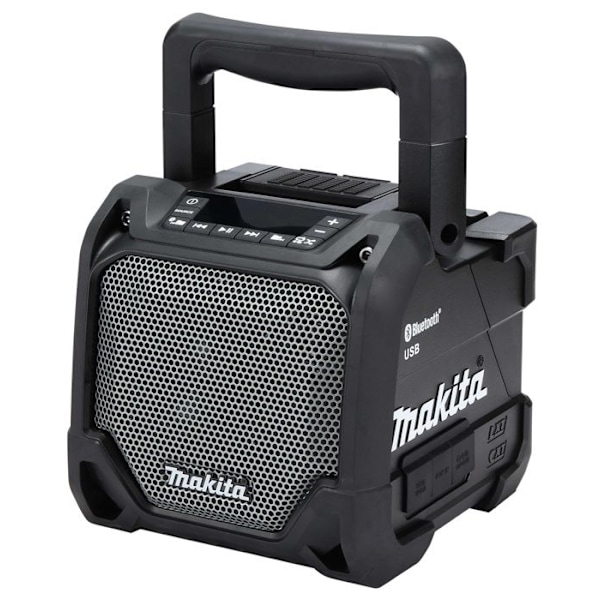 MAKITA bluetooth platshögtalare - utan batteri eller laddare DMR202 Svart, Blå