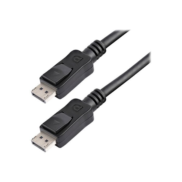 DisplayPort-kabel Hane till Hane - STARTECH - 7m - Skärmad - Låsmekanism - Svart