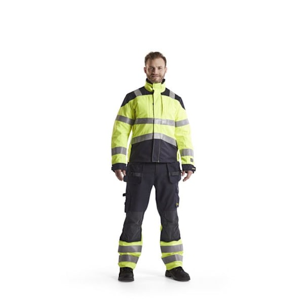 Blaklader inneboende multi-standard proffsbyxor - 8933 Marin/Fluorescerande gul Blå 44
