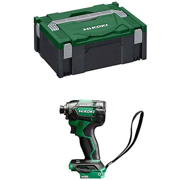 HIKOKI WH18DCW2Z Slagskruvmejsel (endast maskin + HSC II-låda)
